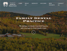 Tablet Screenshot of familydentalsmiles.com